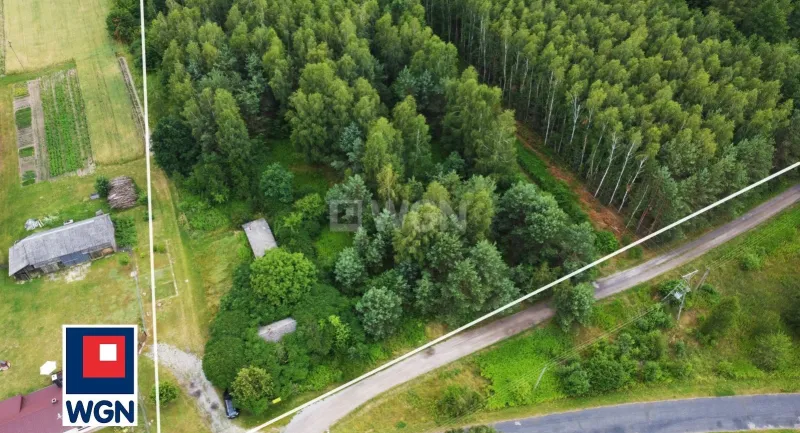 Grunt rolny na  sprzedaż Świerszczów - Działka rolna | zalesiona | z pozostałością siedliska, powierzchnia 4,26 ha, Świerszczów, gm. Cyców.